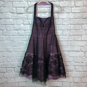 NWT Jessica Simpson size 4 short prom dress purple